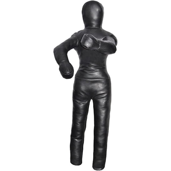 MMA Jiu Jitsu Grappling Dummy Judo Punching Bag,Brazilian Jiu Jitsu Dummy,Wrestling Grappling BJJ Dummy Black -Unfilled$$Sport & Recreation Other