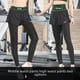 thumbnail image 5 of Pantalones deportivos de dos piezas de cintura alta para chica gordita, pantalones de fitness para mujer, pantalones de yoga de secado rápido, pantalones cortos para correr, tallas grandes, otoño e, 5 of 5