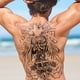 thumbnail image 4 of Etiqueta Engomada Del Tatuaje La Espalda Completa Serie Personajes Del Ángel Jesús Etiqueta Engomada Del Tatuaje Del Cuerpo 480X340 Mm (TB25), 4 of 9
