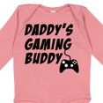 thumbnail image 4 of Inktastic Daddy's Gaming Buddy with Controller Boys or Girls Long Sleeve Baby Bodysuit, 4 of 5