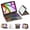 Multicolor, variant on GUSGU Transparent Case with Wireless Keyboard for iPad Air 13-in.(M3/M2, 2025/2024), 7 Colors Backlight, Trackpad, 360°Rotating Stand for iPad Pro 12.9-in (6/5/4/3 Gen), Tech Style