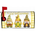 thumbnail image 2 of Summer Mailbox Covers Magnetic Standard Size 21x18 Inch Outside Gnome Sunflowers Bee Mail Box Covering Waterproof Fade-Resistant Decorative Mailbox Post Wrap for Outdoor Garden Yard Decor, 2 of 6