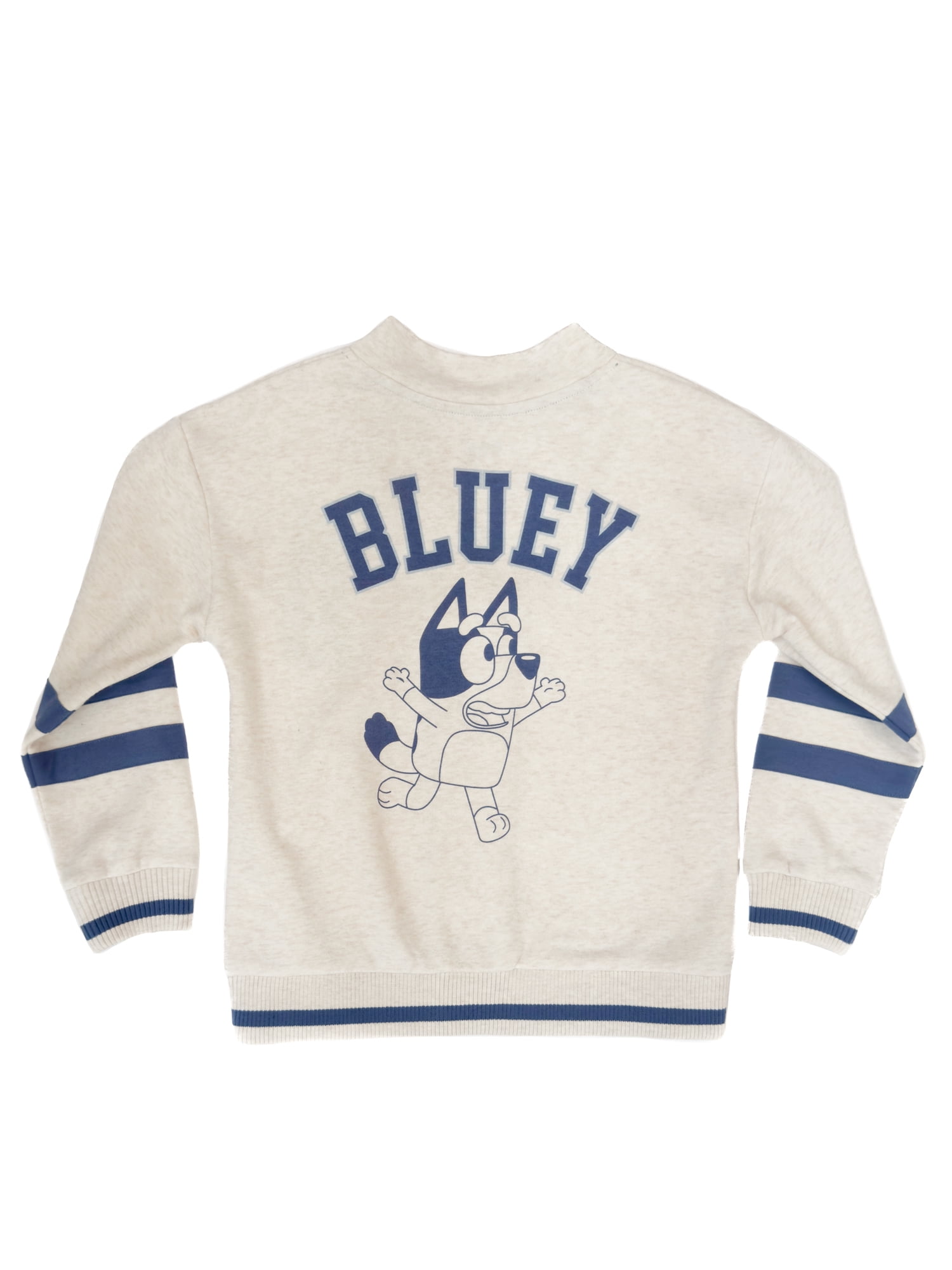Bluey Toddler Girls Button Down Cardigan with Long Sleeves, Sizes 12M-5T