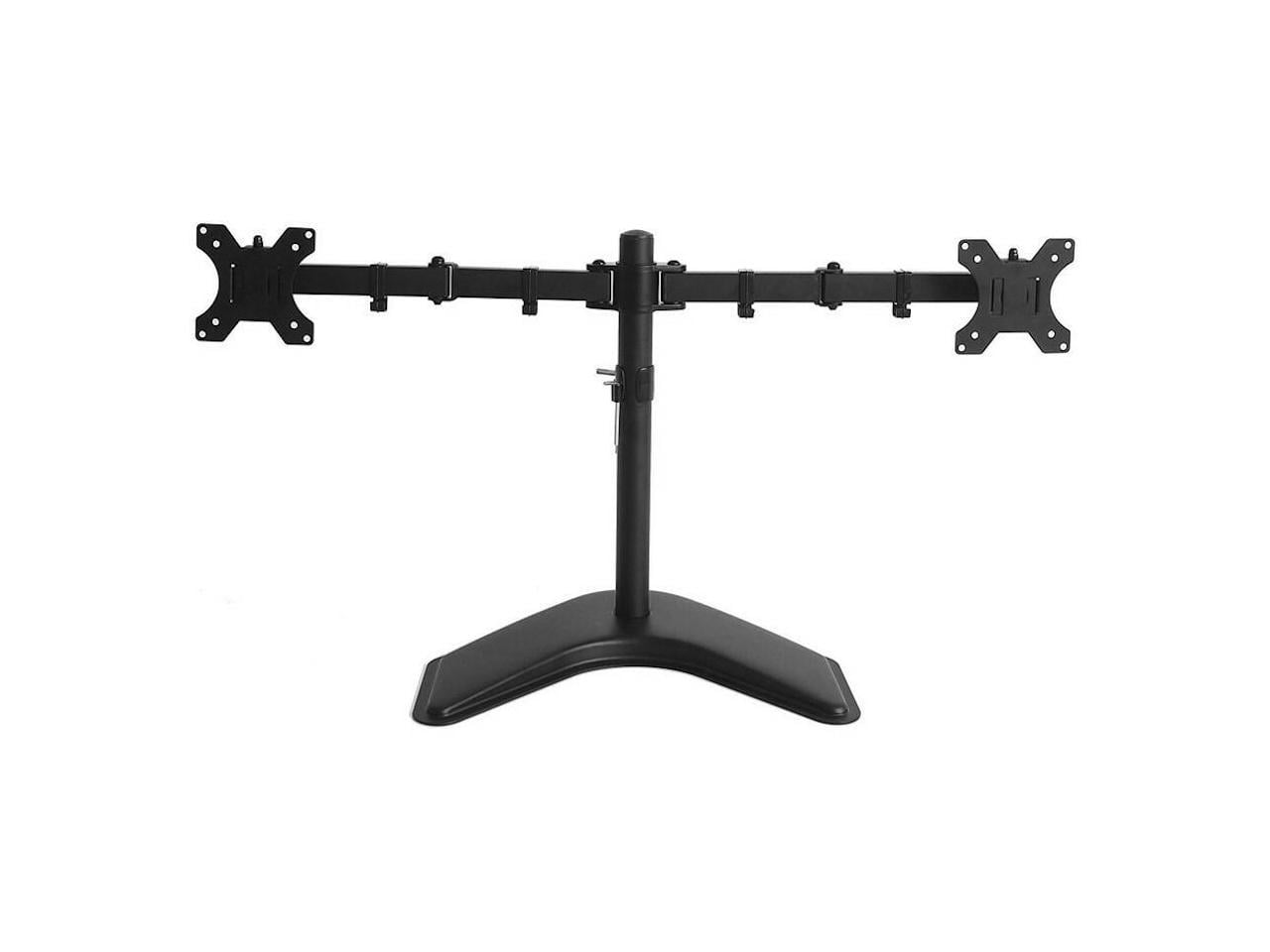 Amer 2XS Desk Mount for Monitor, Display Screen - Black - Height Adjustable - 2 Display(s) Supported - 13" to 32" Screen Support - 22.05 lb Load Capacity - 75 x 75, 100 x 100 - VESA Mount Compatible
