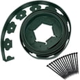 thumbnail image 1 of Cinturón de aislamiento de césped de plástico tipo L de 5 m y 10 m, tablero de césped de PE para bloquear el suelo, cerca de cierre de borde de césped verde marrón, 1 of 5