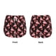 thumbnail image 3 of Balery New Year Flamingo Pantalones cortos deportivos para mujer con forro y dos bolsillos, elásticos, para entrenamiento, gimnasio, yoga-Large, 3 of 7