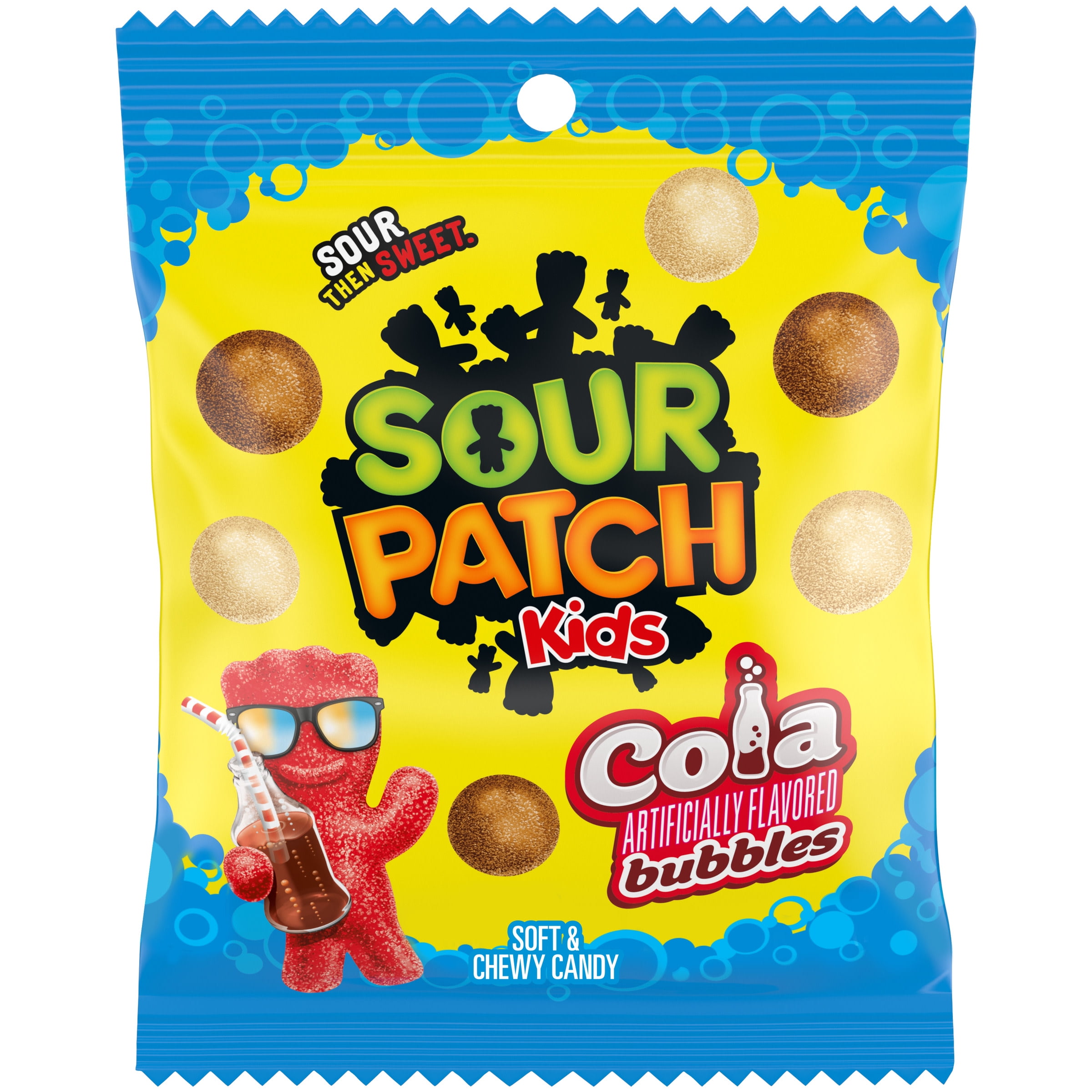 SOUR PATCH KIDS Cola Flavored Bubbles Soft & Chewy Candy, 3.61 oz