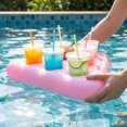 thumbnail image 6 of Inflatable Pool Cup Holder Float for 6 Drinks Wearable Hat Summer Floating Beverage Caddy, 6 of 6