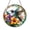 Acrylic 3.5 Inch, variant on Hummingbird Glass Suncatcher Window Hanging Decor, Floral Spring Light Catcher Art, Elegant Nature Accent Gift for Bird Lover Homes