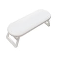 thumbnail image 2 of Reposabrazos para uñas, mesa de escritorio, estación de bricolaje, antideslizante, plegable, cómodo cojín de manicura, cojín de mano para manicura, para viajes, tienda, salón blanco, 2 of 9
