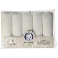 thumbnail image 2 of Gerber 5 Count Organic Birdseye Prefold Cloth Diaper, White, 2 of 6