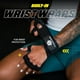 thumbnail image 3 of Guantes de entrenamiento para levantamiento de pesas aptos para deportes activos con muñequeras, 3 of 9