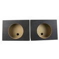 thumbnail image 6 of QPower QTW12 Single 12" Sealed Car Audio Subwoofer Sub Box Enclosures, Pair, 6 of 6