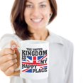 thumbnail image 2 of The United Kingdom Is My Happy Place UK Flag Print Coffee & Tea Gift Mug Cup For British People & Travelers (15oz), 2 of 4