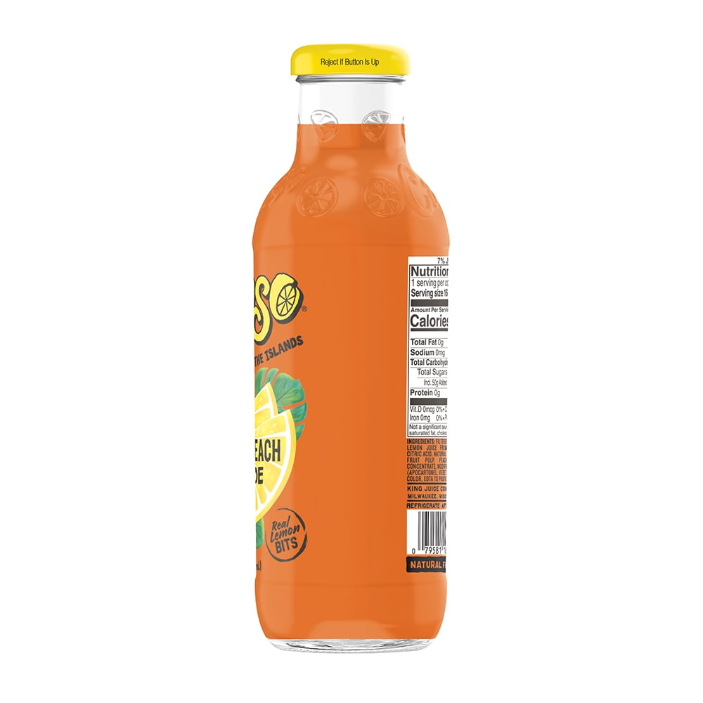 Calypso Southern Peach Lemonade 16FlOz
