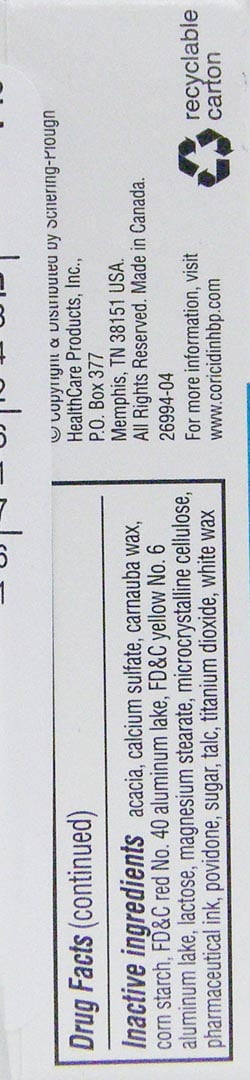 Coricidin Cold & Flu Tablets