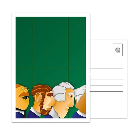Washington Nationals Nationals Park 5-Pack Minimalist Postcard Set