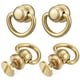 thumbnail image 1 of 4Pcs D Ring Fasteners In Elegant Design For Various Purse And Bag Applications Made Of Brass For Easy Attachment, 1 of 5