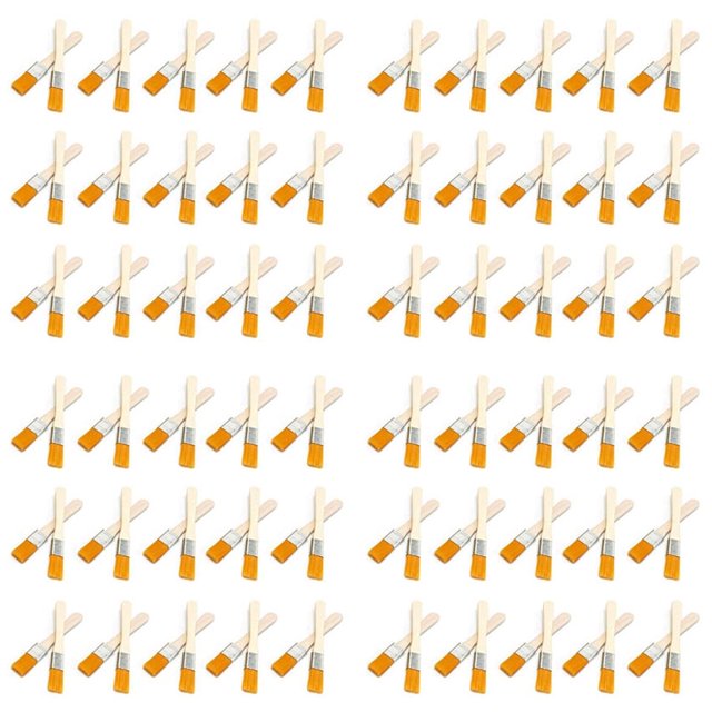 Juego de 120 pinceles con mango de madera, pincel para limpiar y quitar el polvo, pincel brillante, pincel para óleo