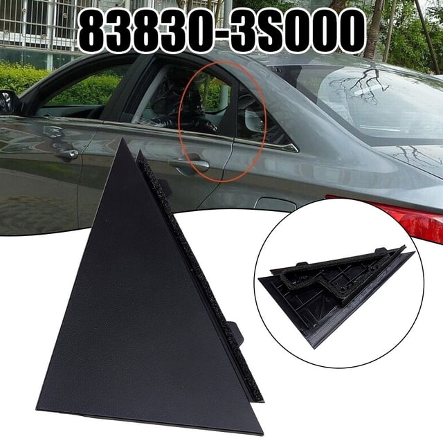 Left Side Rear Door Pillar Triangle Molding Cover for Hyundai Sonata 2009-2014