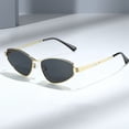 thumbnail image 2 of Lunettes Anti-Lumière en Métal Punk pour Femmes Mode Cyclisme Extérieur Hommes Lunettes Rétro Colorées UV400, 2 of 5