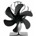 thumbnail image 1 of Ventilador de estufa de leña eficiente, diseño de 6 aspas alimentado por calor y funcionamiento silencioso para hogares acogedores, accesorio de chimenea no eléctrico con termómetro y protección, 1 of 5