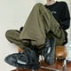 thumbnail image 3 of Mujeres Casual Y2K Streetwear Pantalones De Carga Holgado Pierna Ancha Recta Largos Bolsillos Grandes Baile De Gran Tamaño, 3 of 4