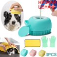 thumbnail image 2 of Accesorios para mascotas para perros, cepillo masajeador de champú, peine de masaje para cachorros y gatos, cepillo de ducha para baño, cepillos suaves Deng Xun unisex, 2 of 2
