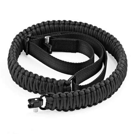 Gonex Gun Sling 550 Paracord Rifle Sling Adjustable with Swivel, Tactical Gun Sling for Hunting Camping (Best Ar 15 Sling For Hunting)