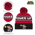 thumbnail image 3 of Set de gorro de invierno y guantes para niños Nintendo Super Mario de 4 a 7 años, 3 of 7
