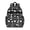 Baseballs Stars Black, variant on Baseball Gear and Snacks Blue Backpack for School, Cute School Bag with Adjustable Shoulder Straps and Padded Back, 15.25"x11.5"x5.25"