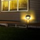 thumbnail image 4 of Luces solares al aire libre Luces Reflector Luces de cubierta Luz de impermeable Blanco cálido, 4 of 8
