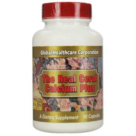 Global Healthcare The Real Coral Calcium Plus - 90 Capsules