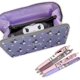 thumbnail image 4 of Pencil bag, cosmetic bag, cute anime cosmetic bag pencil case (purple), 4 of 4