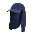 thumbnail image 1 of Greeniant 2021 nuevos deportes al aire libre senderismo sombrero protección cara cuello cubierta pesca sol protección gorra al aire libre Ciclismo Azul, 1 of 6