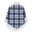 thumbnail image 5 of Yeahitch Womens Clothes Shawls Plaid Comfy Cozy Plush Fleece Fall Winter Warm Tops for Women Wrap Blanket Cozy Fluffy Fleece Shawl Cape, 5 of 6