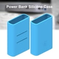 thumbnail image 2 of Flmtop Power Bank Protective Cover Solid Color Dust-Proof-Sleeve Drop-Proof Power Bank Silicone Case for Xiaomi 10000mAh Power Bank Pocket Edition, 2 of 10