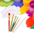 thumbnail image 6 of Toddler Watercolor Paint Brush and Flat Tip Craft Paint Brushes, 6 of 16