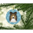 thumbnail image 2 of Carolines Treasures BB1676CO1 Snowflake Sheltie Ceramic Ornament, 2 of 3