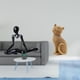 thumbnail image 2 of Estatua Creativa Abstracta De Gato Pensador, Figura Decorativa, Escultura Coleccionable De Resina única, Adorno De Escritorio Para Entrada, Dormitorio, Regalo De Inauguración De La Casa,, 2 of 8