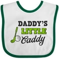 thumbnail image 3 of Inktastic Daddy's Little Caddy with Golf Club and Ball Boys or Girls Baby Bib, 3 of 4