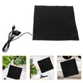 thumbnail image 4 of SHISUYAN Black Cloth Plant Heating Pad for Indoor Use with Temperature Control and USB Power Supply 7.5x11.5 Inches, 4 of 9