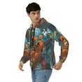 thumbnail image 5 of Sigee Scooby-Doo Q for Men's Zip-Up Hoodie Moisture Wicking and Breathable, Full Zip Hooded Sweatshirt,3X-Large, 5 of 8