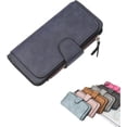 thumbnail image 1 of Cartera popular, Carteras populares para mujeres, Carteras múltiples retro glamorosas, Múltiples ranuras para tarjetas, Gran capacidad, 1 of 7