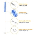 thumbnail image 3 of Uxcell Lot de 15 Brosses de Nettoyage pour Pailles à Boire, Poils en Nylon 8 Pouces x 2/8 Pouces Brosse Longue pour Paille pour Bouteille et Tube (Bleu), 3 of 6