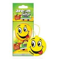 Areon Smile I Emoji Design Hanging Car Air Freshener, Tutti Frutti Scent (Pack of 12)