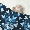 thumbnail image 2 of Naloa Ice Blue Heart Dog Blanket, 3 Sizes Cat Blanket for Indoor Cats Large Medium Small Dog Gifts-Medium, 2 of 8