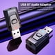 thumbnail image 2 of Adaptador Irfora Receptor de transmisor de audio USB BT5.0 Adaptador de audio BT 2 en 1 con puerto AUX para estéreo de hogar / automóvil / PC Contestar llamadas telefónicas con un solo botón Irfora Adaptador, 2 of 6
