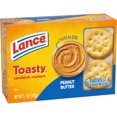 thumbnail image 6 of Lance Sandwich Crackers, Toasty Peanut Butter, 6 Individually Wrapped Packs, 4 Sandwiches Each, 6 of 8