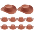 thumbnail image 5 of 10 mini sombreros de vaquero occidentales de plástico, sombreros en miniatura para casa de muñecas., 5 of 5